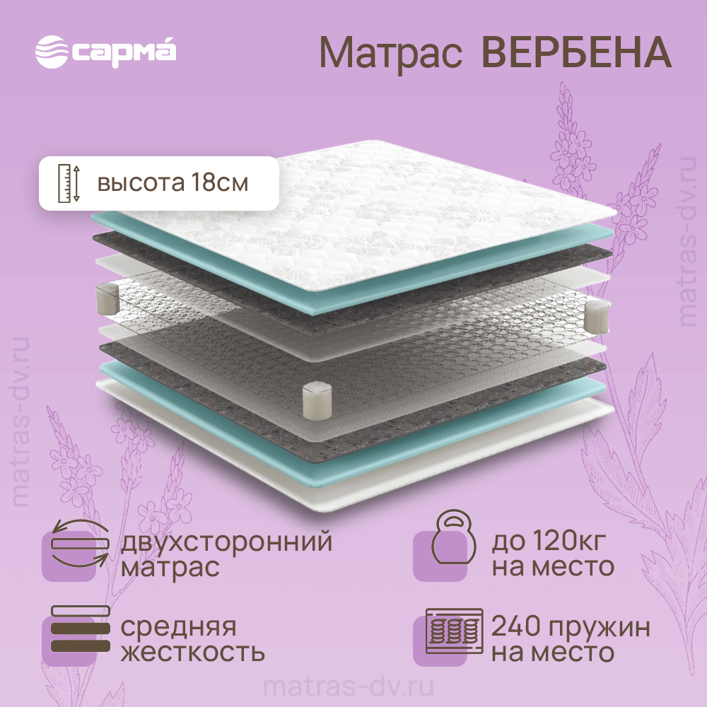 Матрас SARMA «Verbena», фото 1
