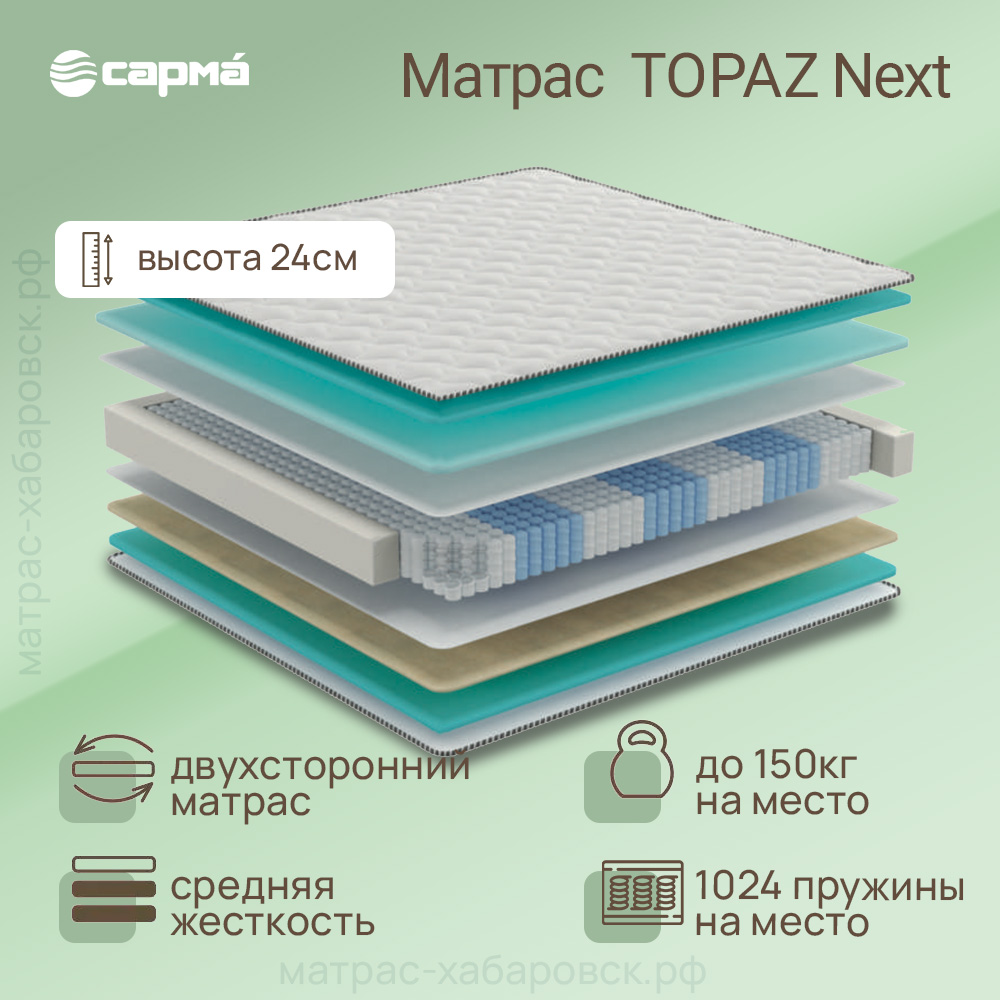 Матрас SARMA «Topaz» Next, фото 1